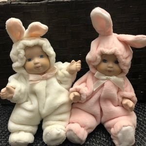 Set of miniature dolls